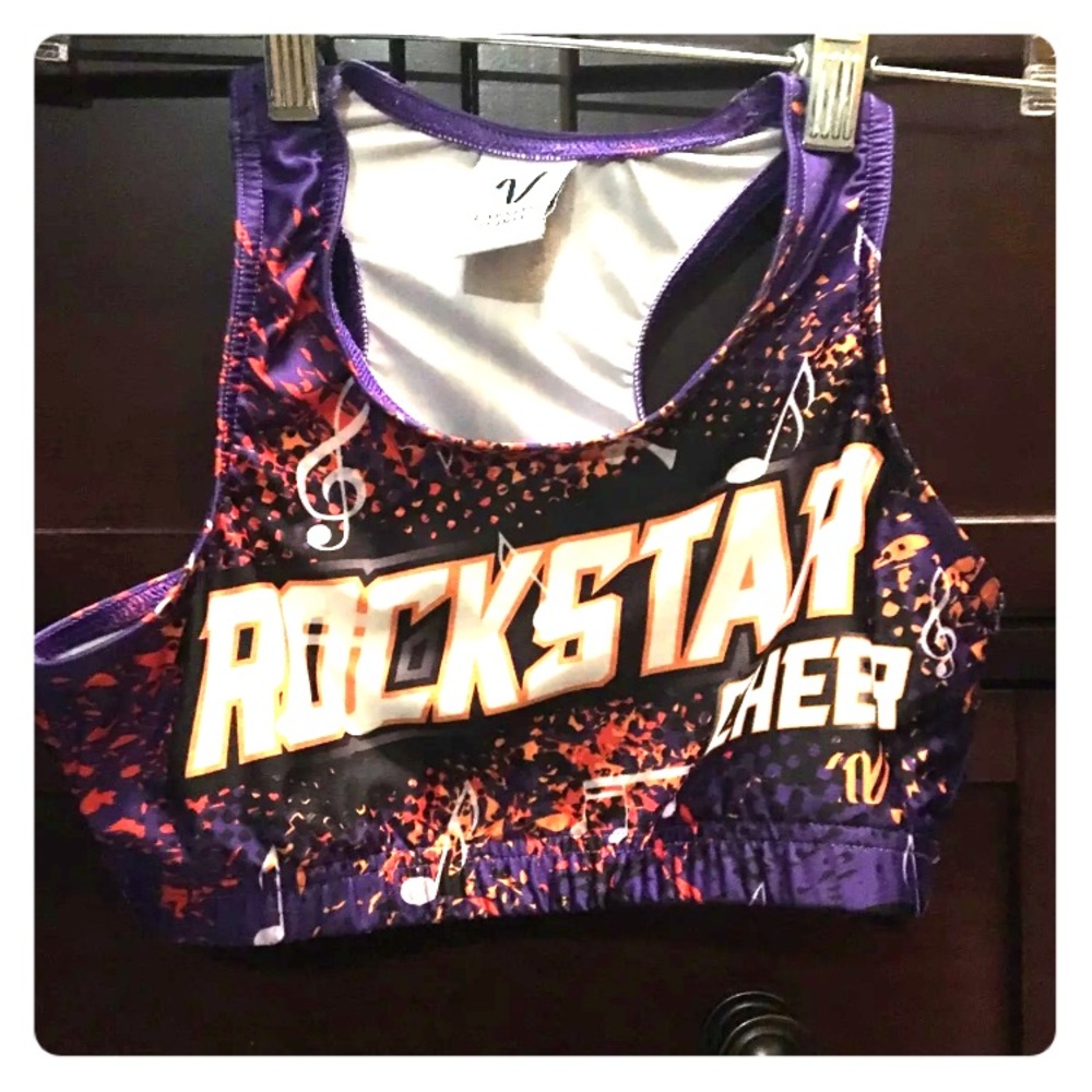 Rockstar Cheer Sports Bra
